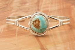 Native American Jewelry Genuine Royston Turquoise Bracelet